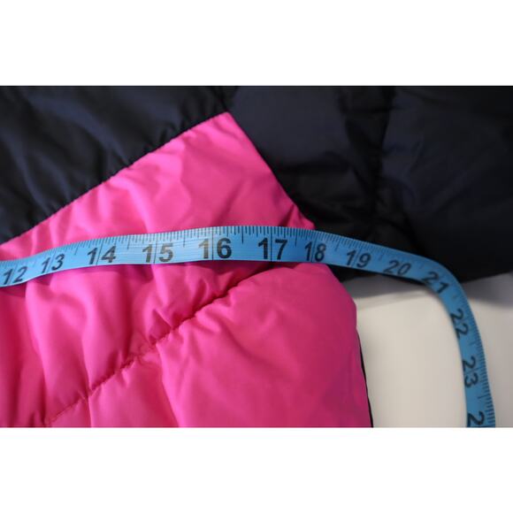 Columbia Girls Black and Pink Waterproof Hooded Puffer Jacket Size Youth L - Picture 6 of 6